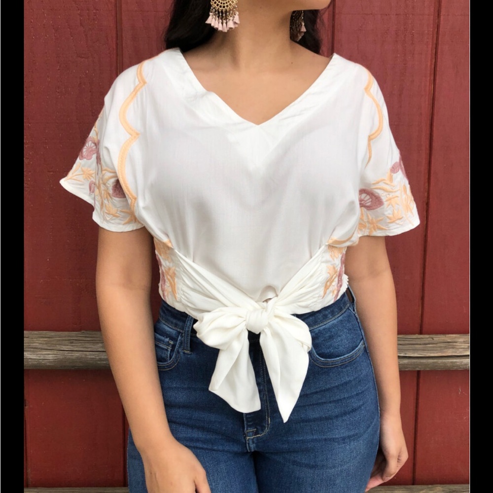 Embroidered Top
